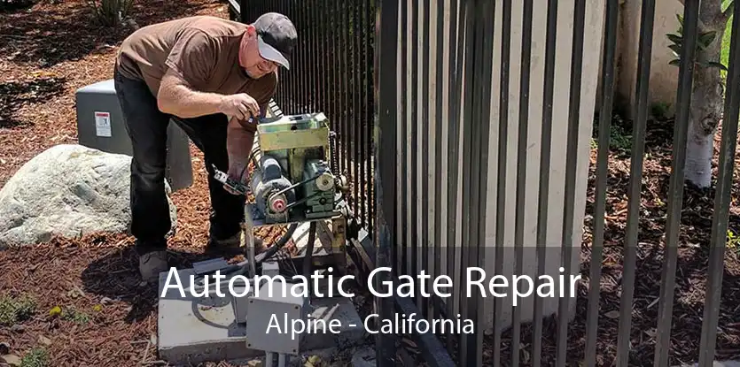 Automatic Gate Repair Alpine - California