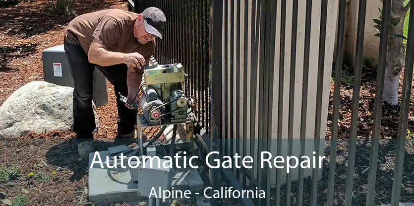 Automatic Gate Repair Alpine - California