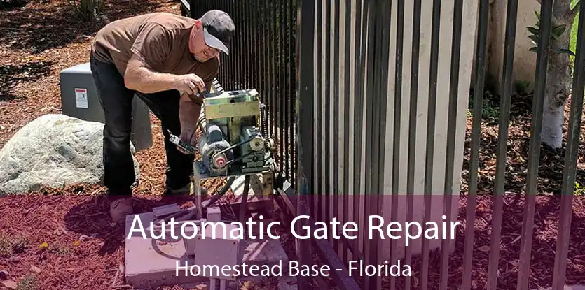 Automatic Gate Repair Homestead Base - Florida