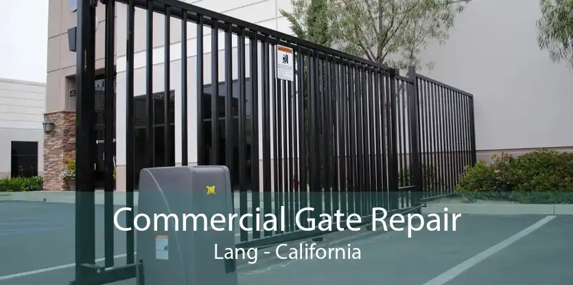 Commercial Gate Repair Lang - California