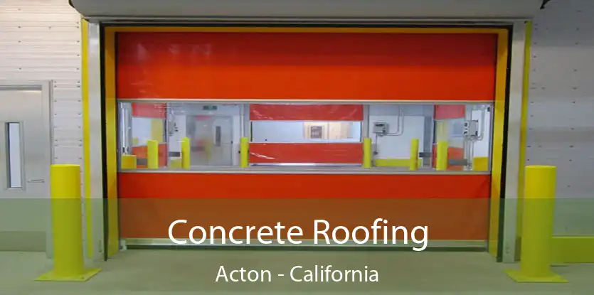 Concrete Roofing Acton - California