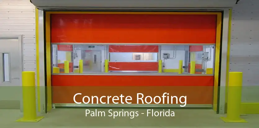 Concrete Roofing Palm Springs - Florida