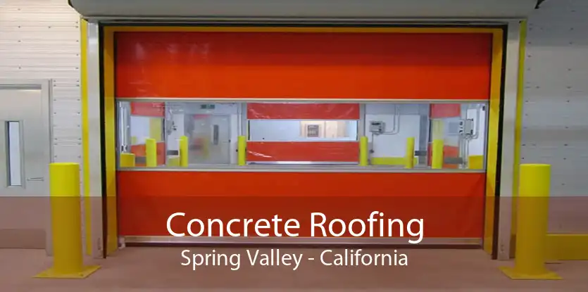 Concrete Roofing Spring Valley - California