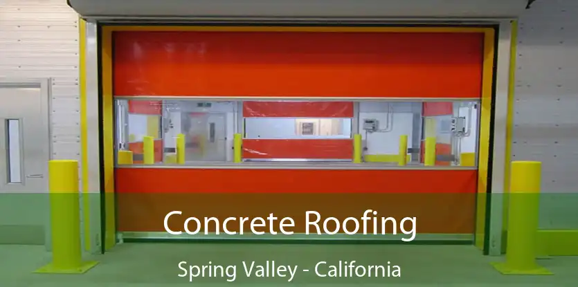 Concrete Roofing Spring Valley - California