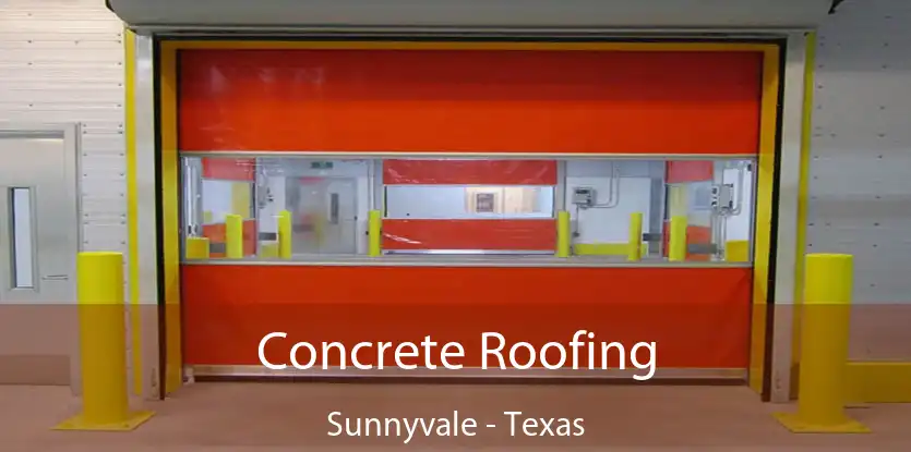 Concrete Roofing Sunnyvale - Texas