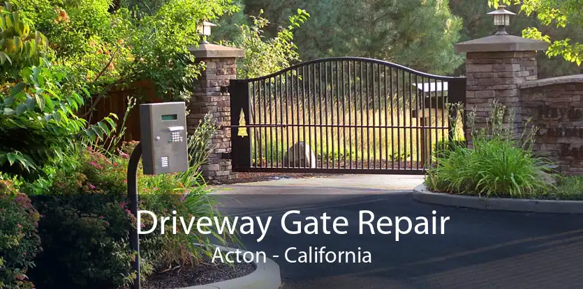 Driveway Gate Repair Acton - California