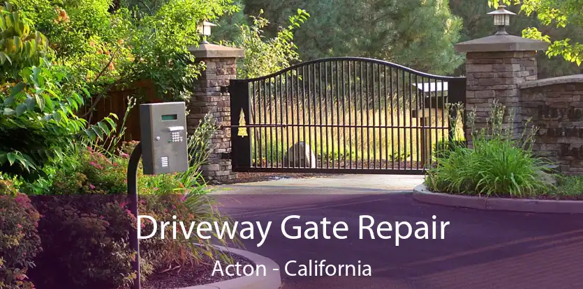 Driveway Gate Repair Acton - California