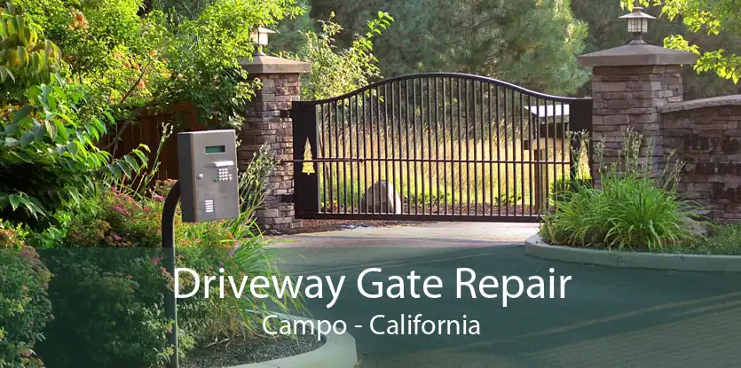 Driveway Gate Repair Campo - California