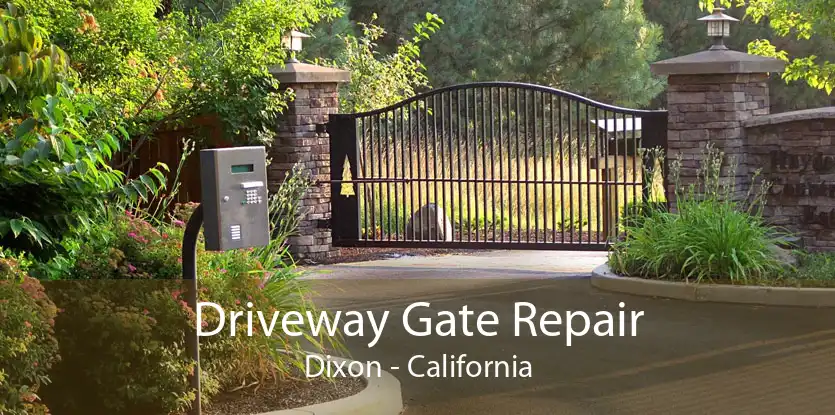 Driveway Gate Repair Dixon - California