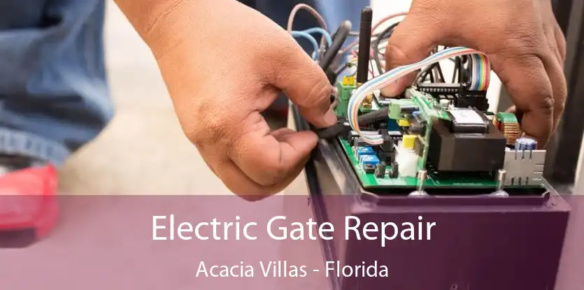 Electric Gate Repair Acacia Villas - Florida