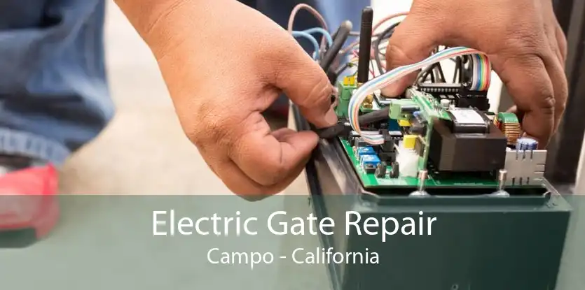 Electric Gate Repair Campo - California