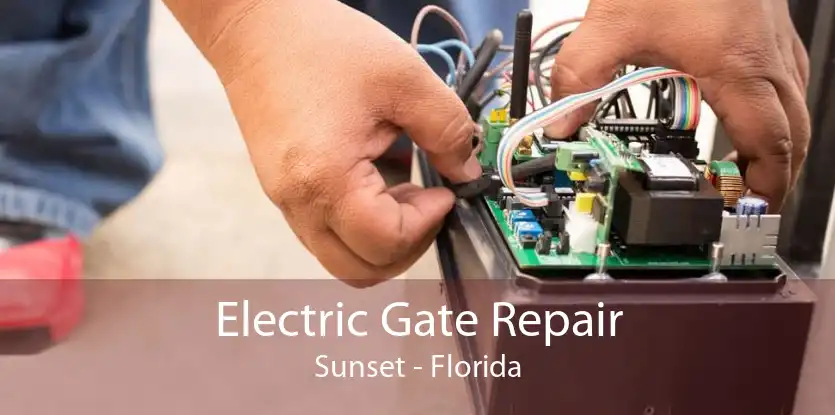 Electric Gate Repair Sunset - Florida