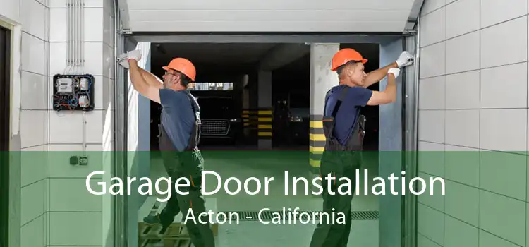 Garage Door Installation Acton - California