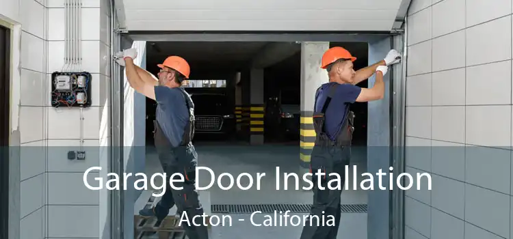 Garage Door Installation Acton - California