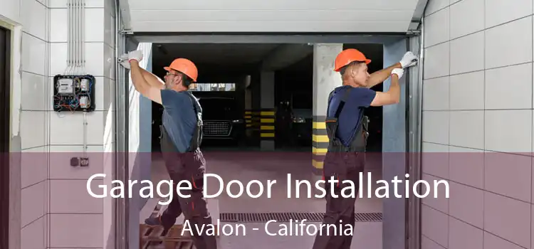 Garage Door Installation Avalon - California