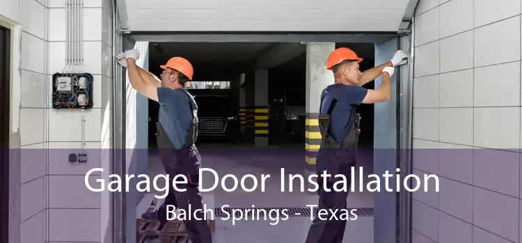 Garage Door Installation Balch Springs - Texas