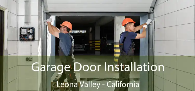 Garage Door Installation Leona Valley - California