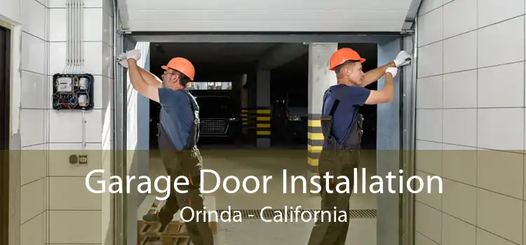 Garage Door Installation Orinda - California