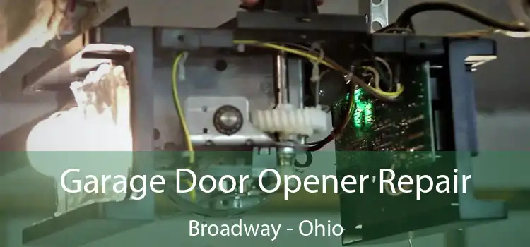 Garage Door Opener Repair Broadway - Ohio