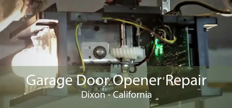 Garage Door Opener Repair Dixon - California