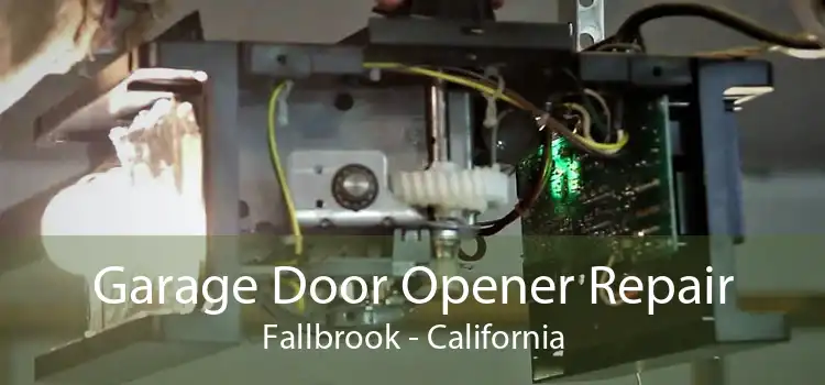 Garage Door Opener Repair Fallbrook - California