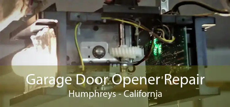 Garage Door Opener Repair Humphreys - California