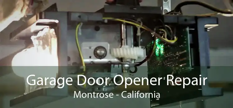 Garage Door Opener Repair Montrose - California