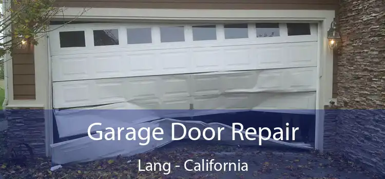 Garage Door Repair Lang - California