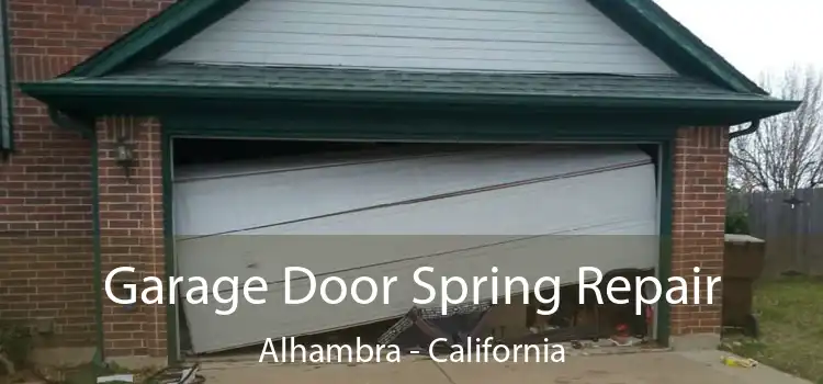 Garage Door Spring Repair Alhambra - California