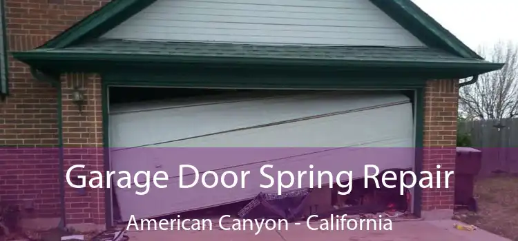 Garage Door Spring Repair American Canyon - California