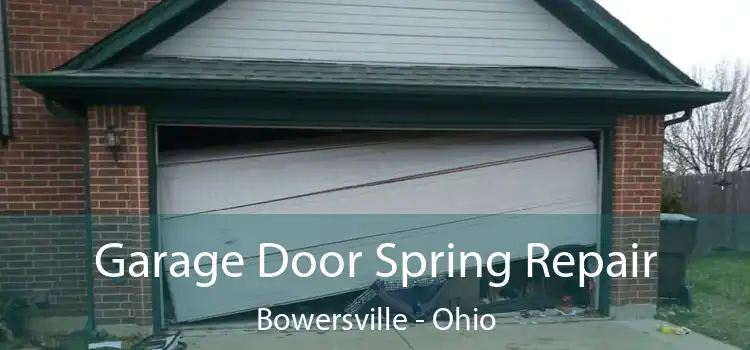 Garage Door Spring Repair Bowersville - Ohio