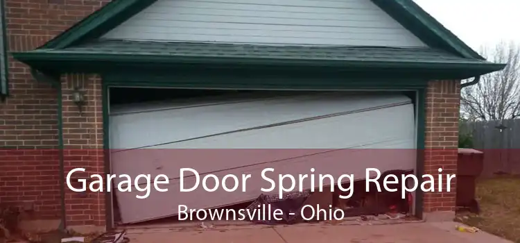 Garage Door Spring Repair Brownsville - Ohio