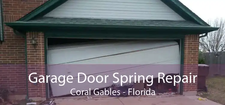 Garage Door Spring Repair Coral Gables - Florida