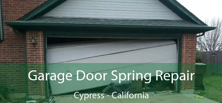 Garage Door Spring Repair Cypress - California