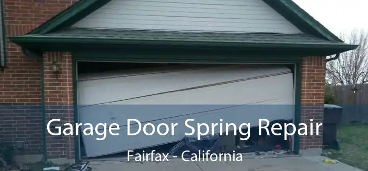 Garage Door Spring Repair Fairfax - California