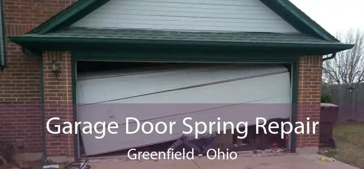 Garage Door Spring Repair Greenfield - Ohio