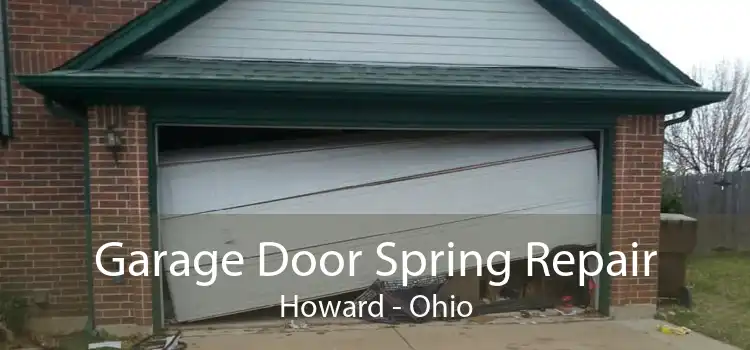 Garage Door Spring Repair Howard - Ohio