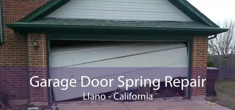 Garage Door Spring Repair Llano - California