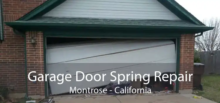 Garage Door Spring Repair Montrose - California