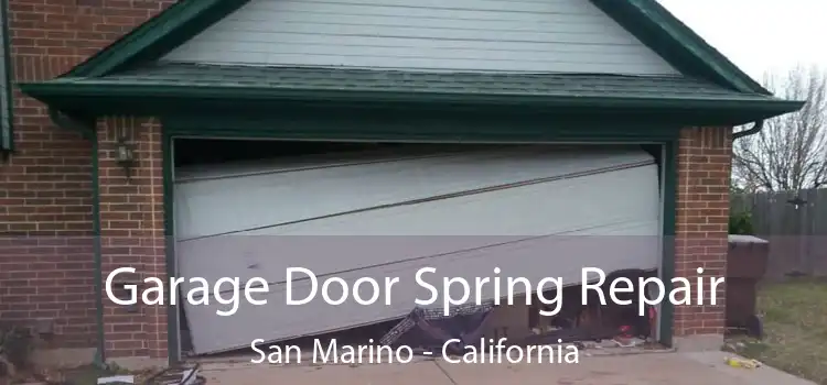 Garage Door Spring Repair San Marino - California