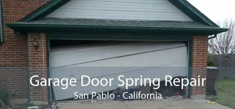Garage Door Spring Repair San Pablo - California