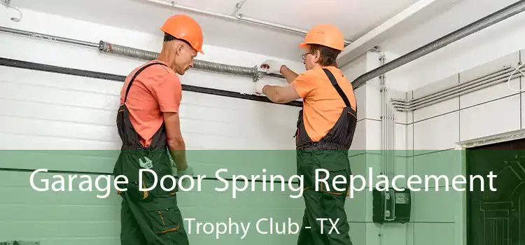 Garage Door Spring Replacement Trophy Club - TX