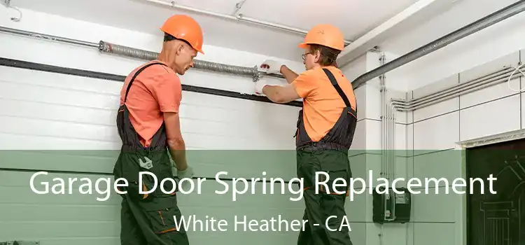 Garage Door Spring Replacement White Heather - CA