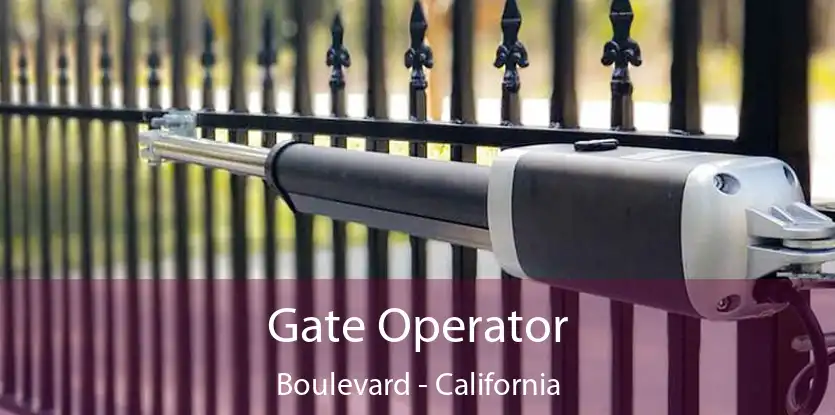 Gate Operator Boulevard - California