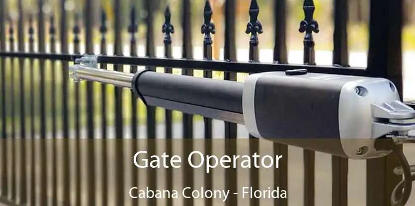 Gate Operator Cabana Colony - Florida