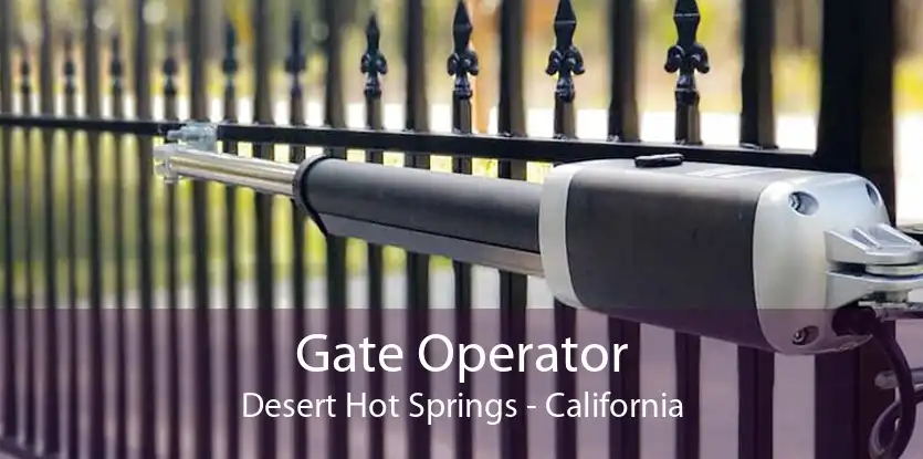 Gate Operator Desert Hot Springs - California