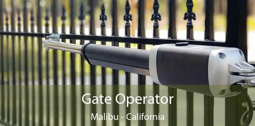 Gate Operator Malibu - California