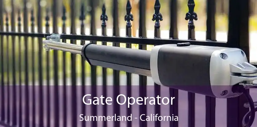 Gate Operator Summerland - California