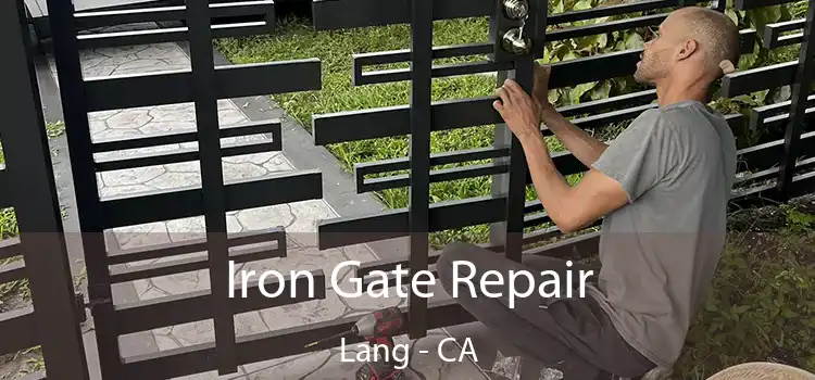  Iron Gate Repair Lang - CA
