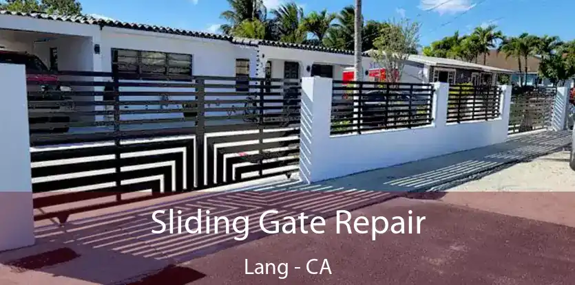  Sliding Gate Repair Lang - CA